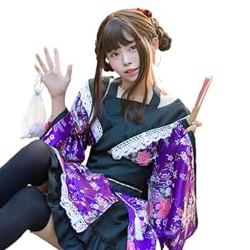 Amazon.co.jp: Ecrisdoo 着物 コスプレ衣装 着物ドレス 浴衣